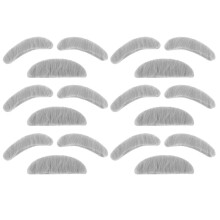 Kit realista de barba e sobrancelhas grisalhas para homens, ideal para fantasias (30 peças)
