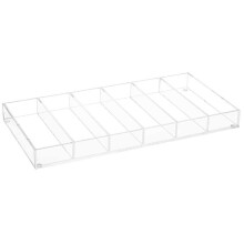 Aurinkolasien järjestäjätarjotin silmälasien näyttöteline läpinäkyvä 36,2 x 17,8 x 3,2 cm korujen omistajille 1 setti