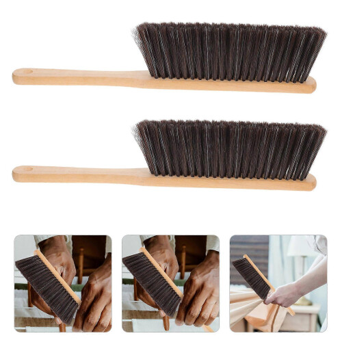 Wooden Fireplace Brush for Effective Ash Cleaning 4Pcs Long Handle 1