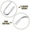 S Shape Hook Iron Heavy Duty Hooks for Hanging 12Pcs Small Silver Ornaments 4
