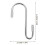 S Shape Hook Iron Heavy Duty Hooks for Hanging 12Pcs Small Silver Ornaments 2