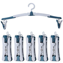 Ruimtebesparende hangers (18 stuks), draagbare reisoplossing voor het drogen van kleding in slaapkamer en kledingkast, in een eenvoudig ontwerp.