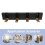 Ganci da parete per bagno, appendiabiti da appendere, 2 pezzi, design pieghevole e resistente 5