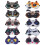 Portable Eye Mask Sleeping Eye Cover Assorted Color Comfortable Shape 10Set 1
