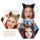 Fermagli per orecchie di animali, orecchie di gatto, comodi accessori per capelli in velluto resistente per donne, 4 pezzi 3