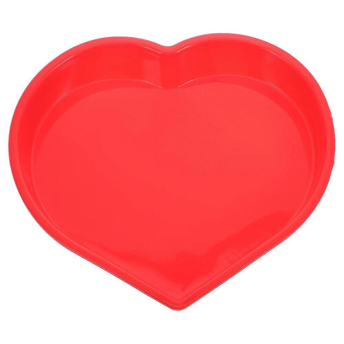 Molde de silicona con forma de corazón para postres, chocolates y pasteles: herramienta compacta y versátil para postres creativos.