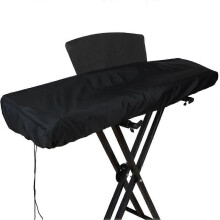 Funda para piano digital, elegante y moderna, resistente al agua y al polvo, 100 x 39 x 18 cm, color negro, 1 unidad.
