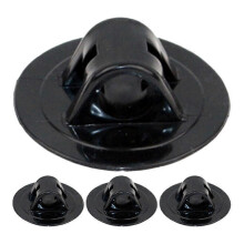 Soporte de plástico para motor de kayak, para botes inflables y canoas, construcción robusta, 4 unidades