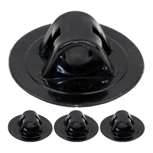 Supporto per motore in plastica per kayak, supporto per motore per gommoni e canoe, costruzione robusta, 4 pezzi
