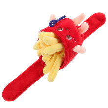 Braccialetti decorativi con patatine fritte e peluche per feste