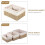 Woven Storage Basket Beige Organizer Box for Desktop Sundries 6Pcs 4