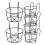 6Pcs Balcony Planter Hanger Iron Brackets for Window Boxes Planters Wall Mountable with Graceful 4