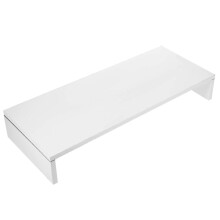 Ergonomische ondersteuning, in hoogte verstelbare plank voor een betere plaatsing en stijl van de monitor.