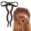 Forcina per capelli con fiocco francese, 4 pezzi, accessori per capelli in acetato 1