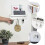 Key Rack Metal Wall Key Holder for Storage with Tray 2Pcs 5