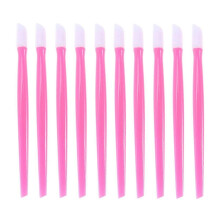 Ergonomische Nagelhautschieber aus rosa Kunststoff, leicht, ideal für Maniküre und Nagelstudio, 100 Stück, Nagelpflege &