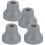 Elderly Crutch Tips Replacement Cane Tip Outdoor Climbing 4Pcs 1