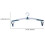 Cabides dobráveis para secar roupa em viagens, cor azul celeste, conjunto com 30 peças. 2