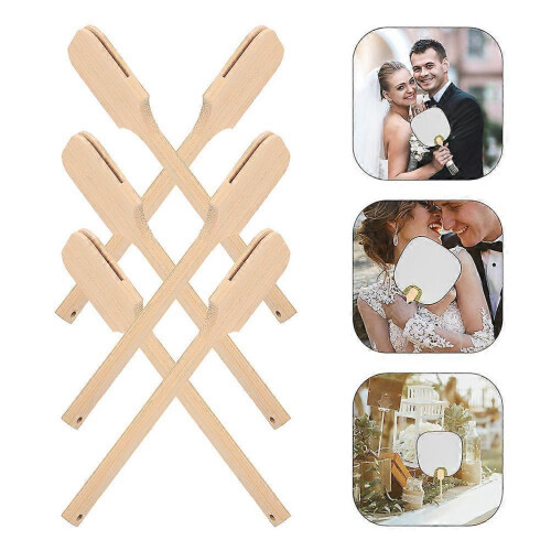 Cabos de bambu para leque, ideais para decoração, com 100 unidades de cabos lisos e leves. 1
