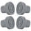 Elderly Crutch Tips Replacement Cane Tip Outdoor Climbing 4Pcs 3