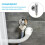 Water Shut Off Valve Turn Angle Valve 5Pcs Laundry Faucet Silver 5