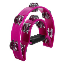 Handheld Tambourine Bell Double Row Percussion Instrument for Adults Music Parties Events KTV Celebrations Safe Use