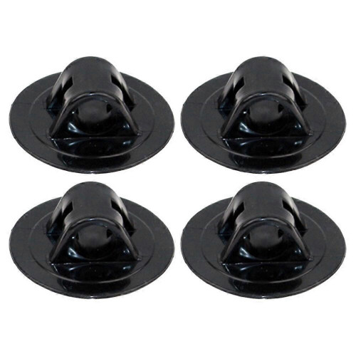 Supporto per motore in plastica per kayak, supporto per motore per gommoni e canoe, costruzione robusta, 4 pezzi 2