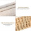 Woven Storage Basket Beige Organizer Box for Desktop Sundries 6Pcs 5