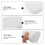 Washing Sponge Dishwashing Helper Simple Design Kitchen Tool Water Absorption 10pcs 4