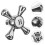 3Pcs Zinc Alloy Water Faucet Handle for Kitchen Silver Easy Installation 4