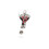 Retractable Id Badge Reel Clip for Easy Pull Buckle Id Sleeve Buckle 2Pcs 1