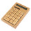 Calculators Desktop Retro 18 Key Calculator Made Portable Solar Powered Calculation Tool Rectangular Shape Light Brown 9 5 15cm 1Set 1