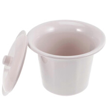 Kinder-Spucknapf für Zuhause und Krankenhaus, graues Kunststoff-Urinal, 1 Stück
