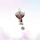 Retractable Id Badge Reel Clip for Easy Pull Buckle Id Sleeve Buckle 2Pcs 5