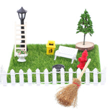 Miniatur-Gartenaccessoires für DIY-Heim- und Schreibtischdekoration – Realistische Simulations-Puppenhaus-Landschaftswerkzeuge