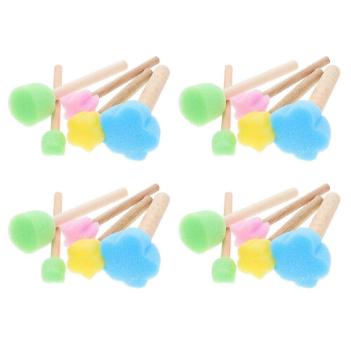 Educational Art Sponges, Lightweight and Portable for Various Drawing Techniques