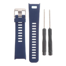 Cinturino di ricambio in silicone blu cielo per orologio Hr, set da 2 pezzi