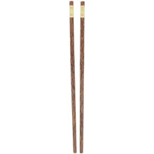 Conjunto de Hashis de Madeira para Cozinha e Restaurante, 20 x 0,60 x 0,60 cm, Utensílio para Comer, 1 Par