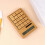 Calculators Desktop Retro 18 Key Calculator Made Portable Solar Powered Calculation Tool Rectangular Shape Light Brown 9 5 15cm 1Set 5