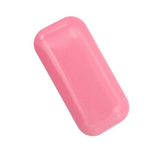Wimperverlengingstools met siliconenpakking voor het voorhoofd, roze rechthoekig, voor het oppakken van wimpers (1 set).