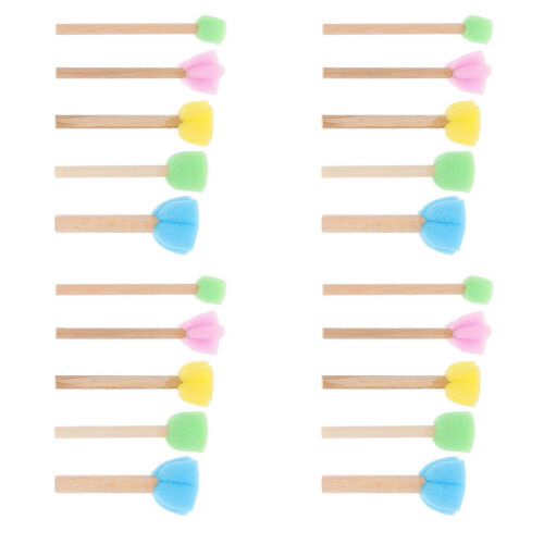 Educational Art Sponges, Lightweight and Portable for Various Drawing Techniques 2