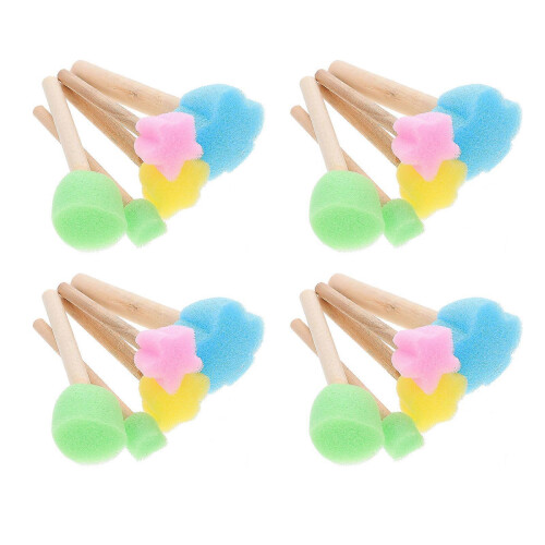 Educational Art Sponges, Lightweight and Portable for Various Drawing Techniques 1