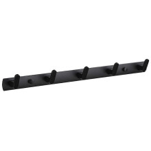 Bathroom Kitchen Storage Hanger Coat Hanger Wall Mount Rustproof Space Aluminum Simple Structure 17.68X1.77X1.30in 1Set