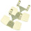 Card Stand Holder Metal Fork Shaped Storage For Office Workers Business Use 2Set 1