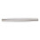 Solid Rolling Pin Stainless Steel Nonstick for Dough Rolling in Kitchen Silver 32 x 2.5 x 3.2cm 1Pack 1