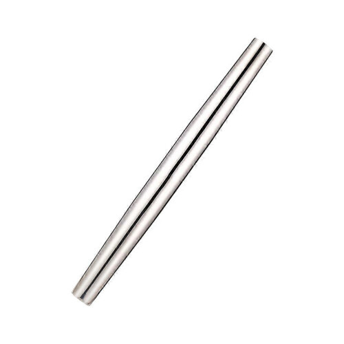 Solid Rolling Pin Stainless Steel Nonstick for Dough Rolling in Kitchen Silver 32 x 2.5 x 3.2cm 1Pack 1