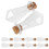Tiny Glass Bottles with Cork for Storage Mini Glass Bottles 10Pcs 2