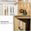 Home Storage Hook Multi-Functional Hooks for Home Use 4Pcs Stainless Steel Silver 5