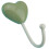 Peach Heart Hook Ceramic Hook for Home Use 1Pcs Mediterranean Style Wall Hanger 1
