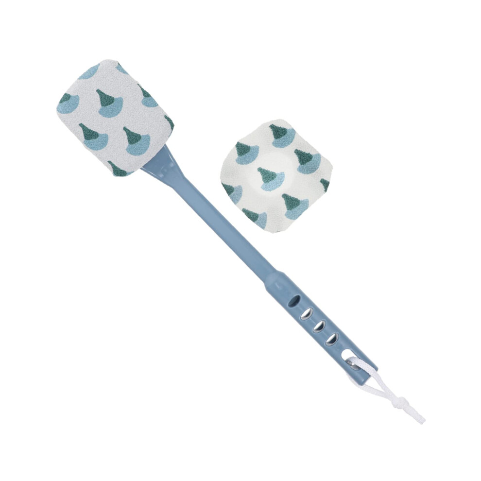 Long Handle Bath Brush for Gentle Skin Exfoliation, NonSlip Grip Shower Body Scrubber